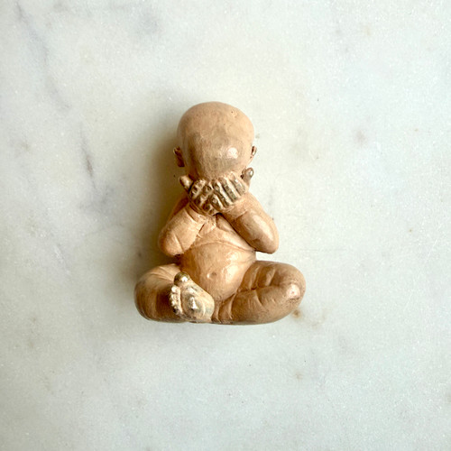 Peek-a-Boo Baby Bronze