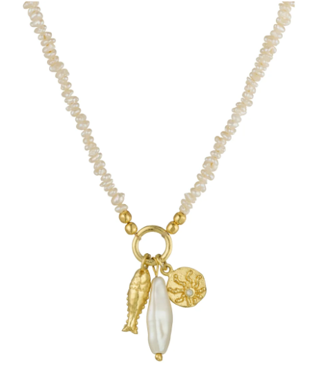 Of the Sea Keshi Pearl Necklace