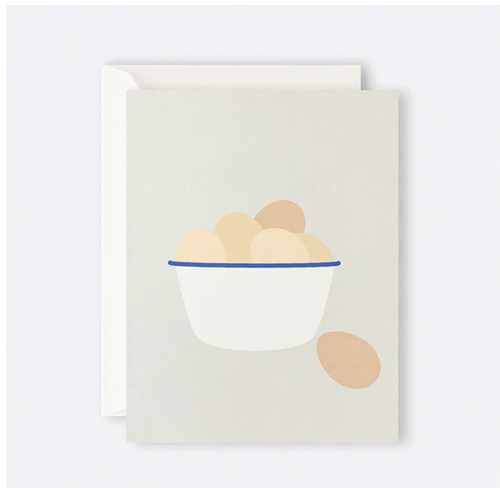 Eggs In Enamel Card