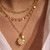 Murkani, loved always necklace, gold