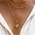 Sahara Medallion Necklace | Gold