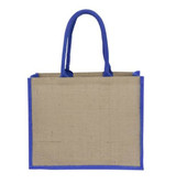 Jute Laminated Landscape - Blue