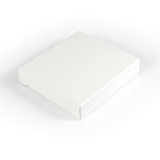 A plain white box designed for packaging the Arc Round Wireless Charger.