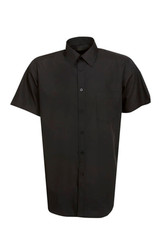 Mens Short Sleeve Poplin Business Shirt