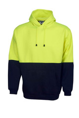 Hi Vis Fleecy Hoodie with Kangaroo Pocket