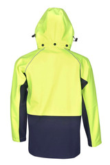 Hooded Hi Vis soft shell jackets ,day use