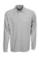 Premium Long Sleeve Pique Polo, Adults