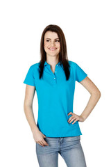 Ladies Cotton Lycra Pique Polo