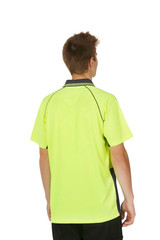 Hi Vis Cooldry raglan sleeve polo,S/S
