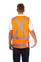 Hi Vis D/N Vest with Zip and Pockets