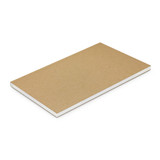 A medium Reflex Notebook featuring a simple brown cover and white pages, designed for office and business use.