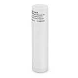A white tube of Classic Lip Balm, featuring a smooth cap and a simple design with a logo.