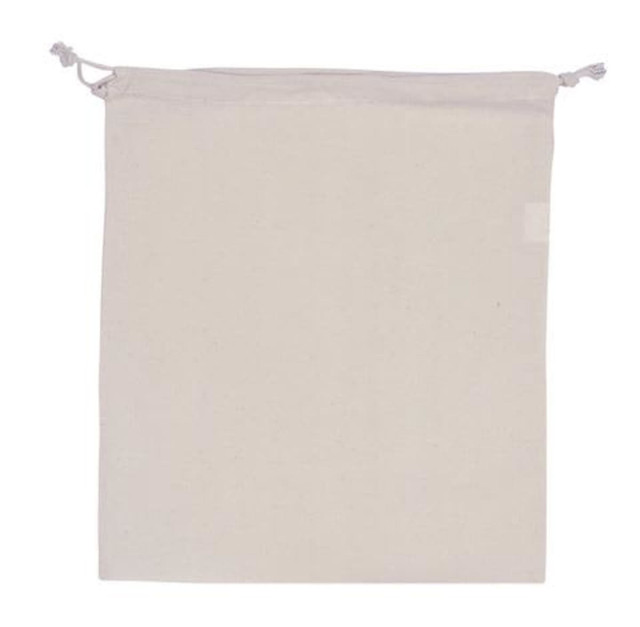 Cotton Drawstring Pouch - Large