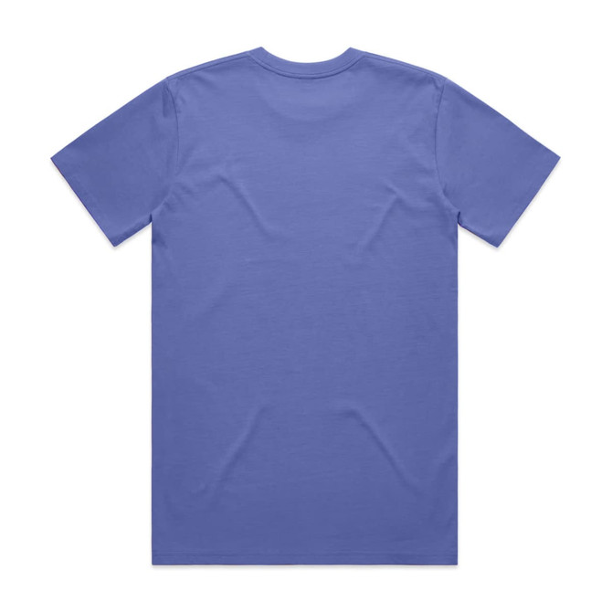 A blue Classic Tee T-shirt featuring a plain back and a branding logo.