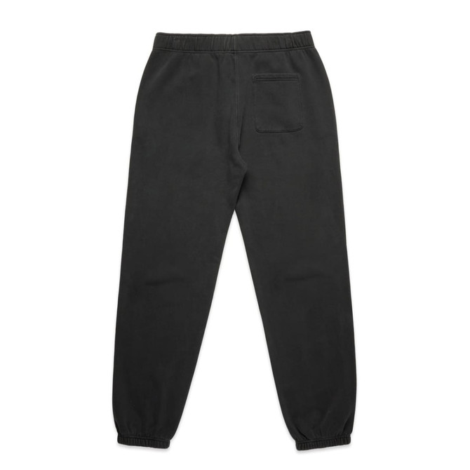 Relax Faded Track Pants in black with an elastic waistband and a back pocket. Features branding.