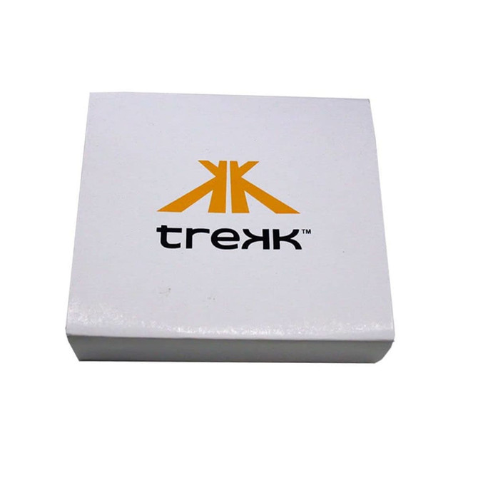 A white box with an orange logo and branding for the Trekk Deluxe Multi Tool product.