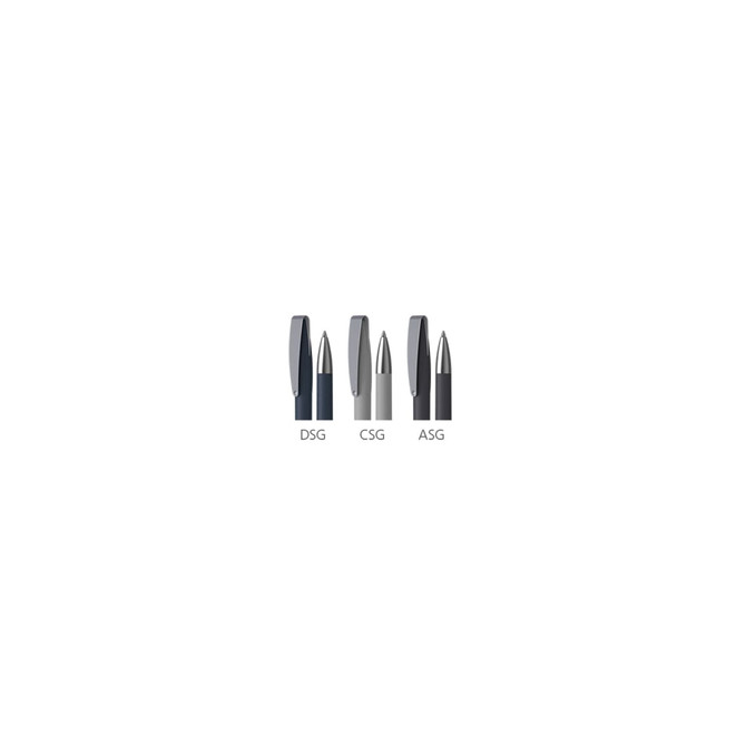 A collection of Cobra Softgrip MMs pens in various colours, featuring a sleek design and grip.
