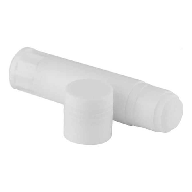 A white glue stick with a removable cap, designed for office and business use. It has a simple, cylindrical shape.