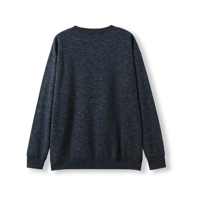 A dark grey adult poly-cotton fleece jumper with a ribbed waistband, featuring a logo on the back.