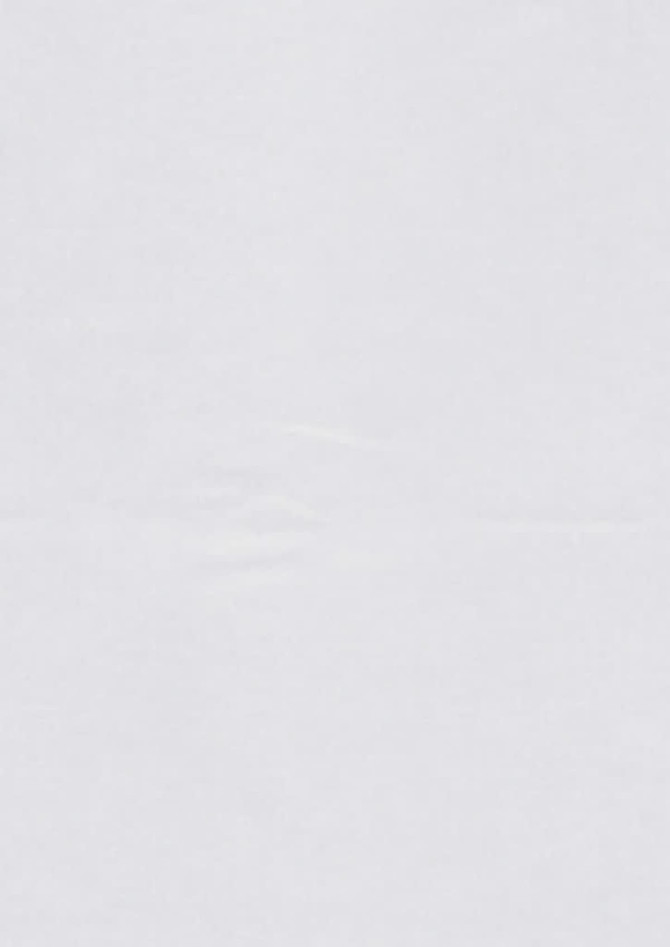 A white women's short sleeve button-up shirt, featuring a subtle texture and a logo on the chest.