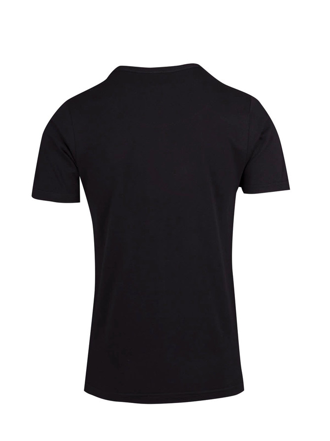 A black Men's Hanley T-shirt featuring a classic short-sleeve design and a plain back.