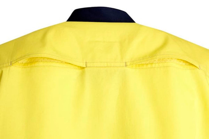 Hi Vis 155 GSM Cotton Twill Shirt, Long Sleeve