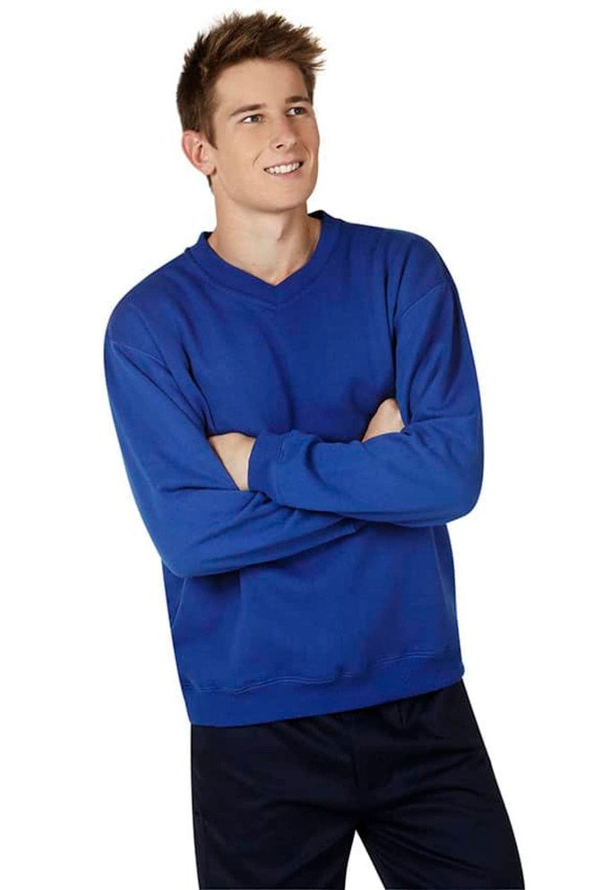 Traditional Fleecy Sloppy Joe, V- Neck