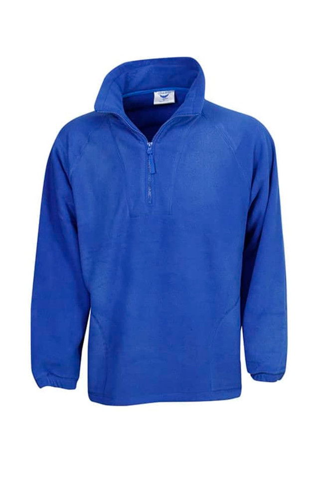 Half Zipped Polar Fleece Jumper, Adults