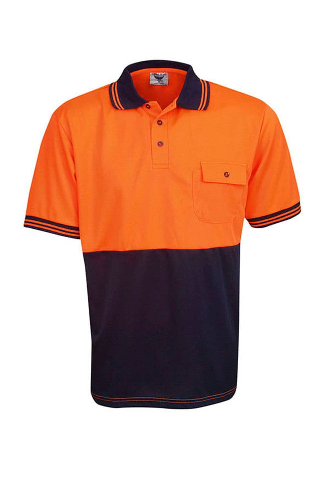 Hi Vis Cooldry Polo, Short Sleeves