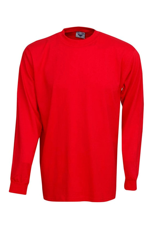 Long Sleeve Pre-shrunk Cotton T, Children (White)