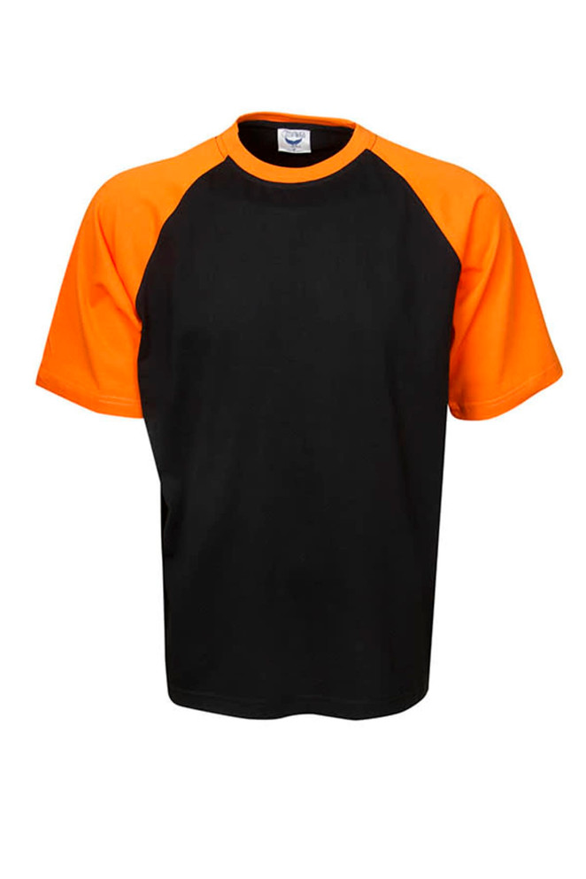 2-Tone Raglan Sleeve T-shirt, Adults