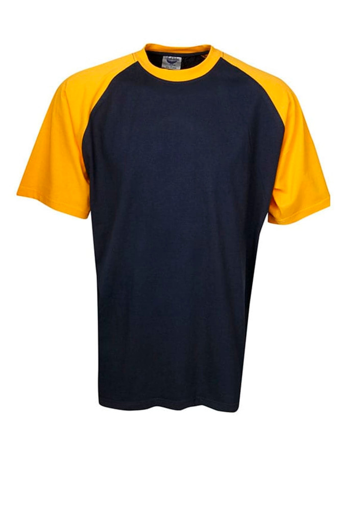 2-Tone Raglan Sleeve T-shirt, Adults