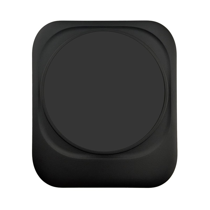 A black Spartan 3-in-1 wireless charger with a smooth, circular charging surface. Features a minimalist design.