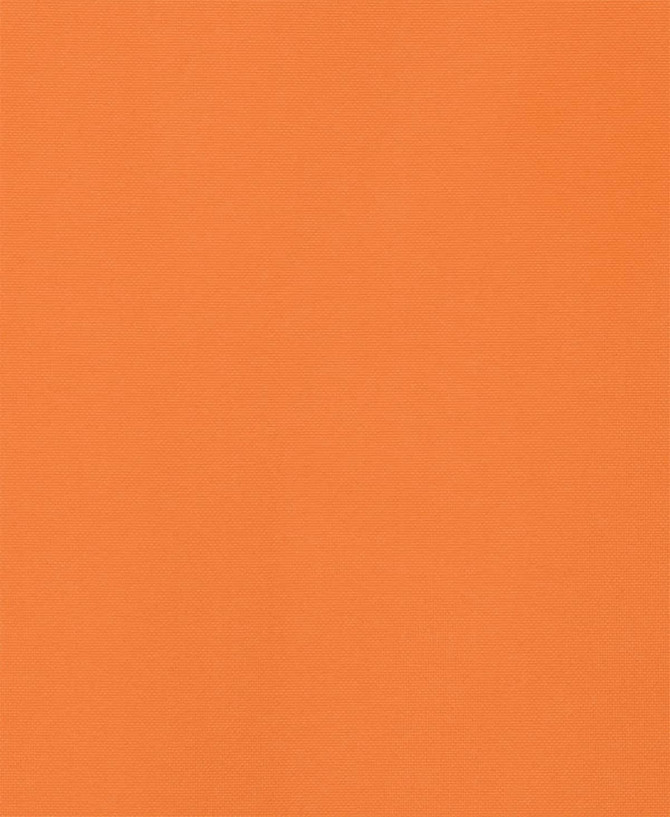 An orange fabric texture, smooth and even, suitable for garments. The material appears sturdy and vibrant.