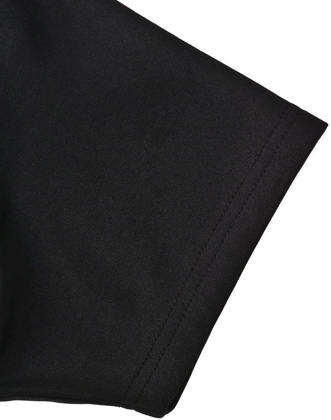 A black polo shirt featuring a short sleeve with a contrast finish and a logo.