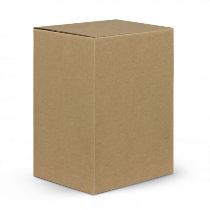 A plain brown cardboard box with a simple rectangular shape and no visible labels or markings.