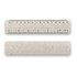 A 15cm ruler in a creamy colour with a speckled design, featuring metric measurements on one side and a logo.