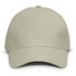 A light green cap with a curved brim and an adjustable strap at the back. The cap features a logo.