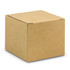 A brown cardboard box with a square shape, featuring no visible logos or text.