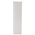A white, unmarked box, tall and rectangular in shape, with a smooth surface and no visible logos or branding.