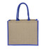 Jute Laminated Landscape - Blue