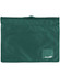 A green satchel with a simple design and a logo in the corner.