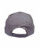 A grey heavy brushed cotton cap featuring an adjustable strap and a logo on the back.
