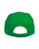 A green heavy brushed cotton cap with an adjustable strap at the back, featuring small ventilation holes.
