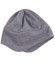 A grey polar fleece beanie with ear cover design, featuring a simple, unadorned style and no visible branding.