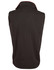 A black ladies' softshell contrast vest with a high collar and no sleeves, featuring a subtle design detail.
