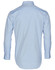 A light blue men's long-sleeve button-up Oxford shirt with a back view, featuring a logo.