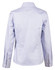 A light blue long sleeve button-up shirt with a fitted design and contrast detailing at the cuffs.
