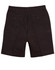 Black men's chino shorts with a classic design, featuring two back pockets and a logo.