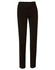 Women's low rise pants in black, made from poly/viscose stretch fabric. Features a sleek, tailored design.